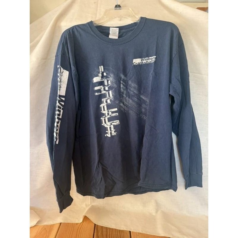 Winberg Crankshafts Long Sleeve Shirt L Blue